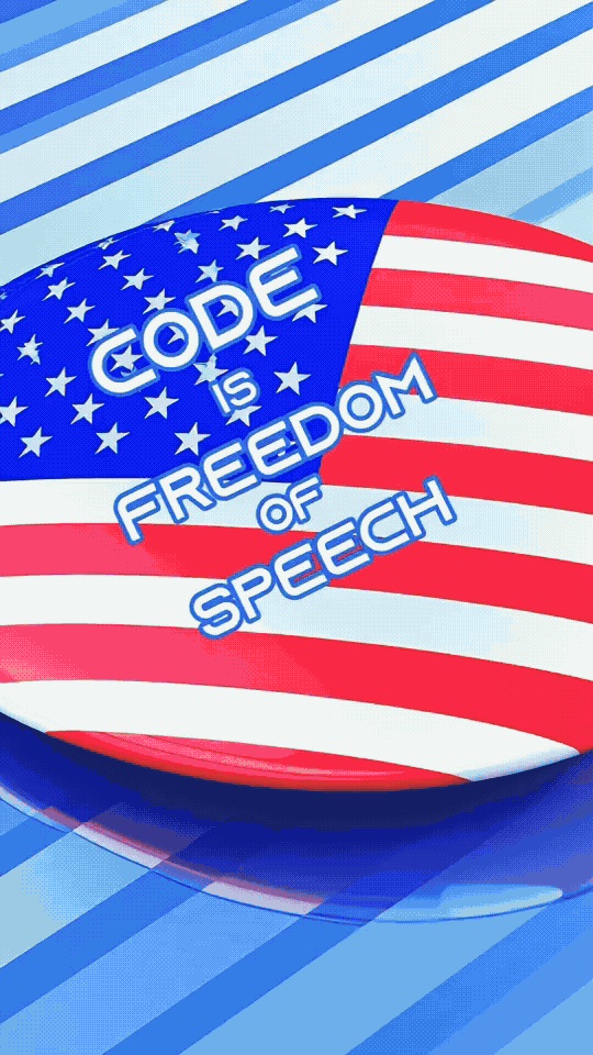 Code Is Freedom Of Speech #7